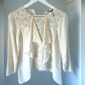 BCBG Maxazria Silk Blouse XXS